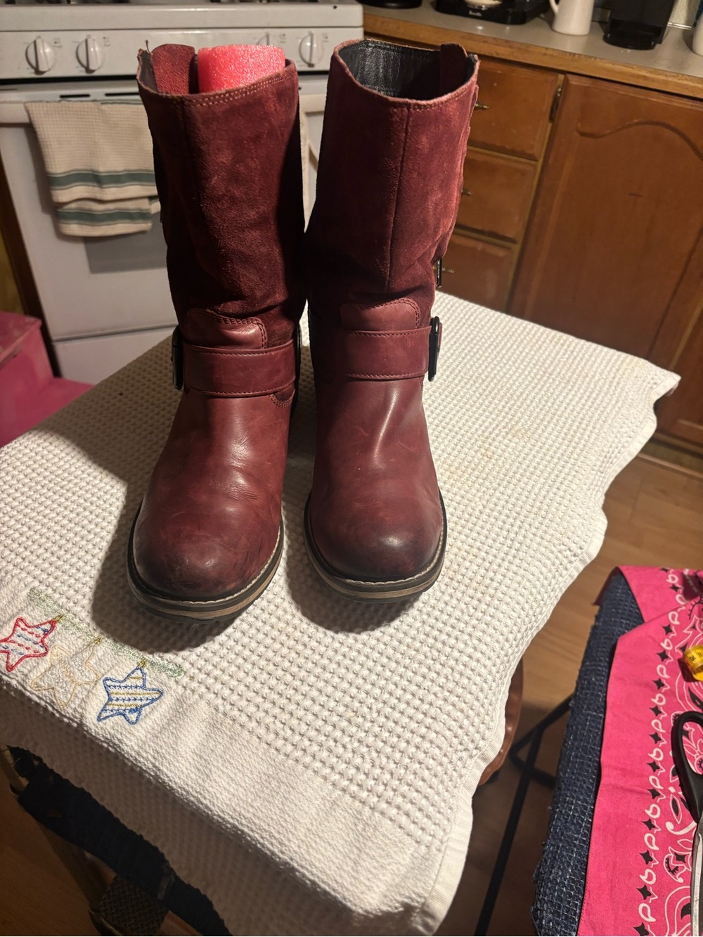 Clark’s Women's Mid-calf side zip boot size 10